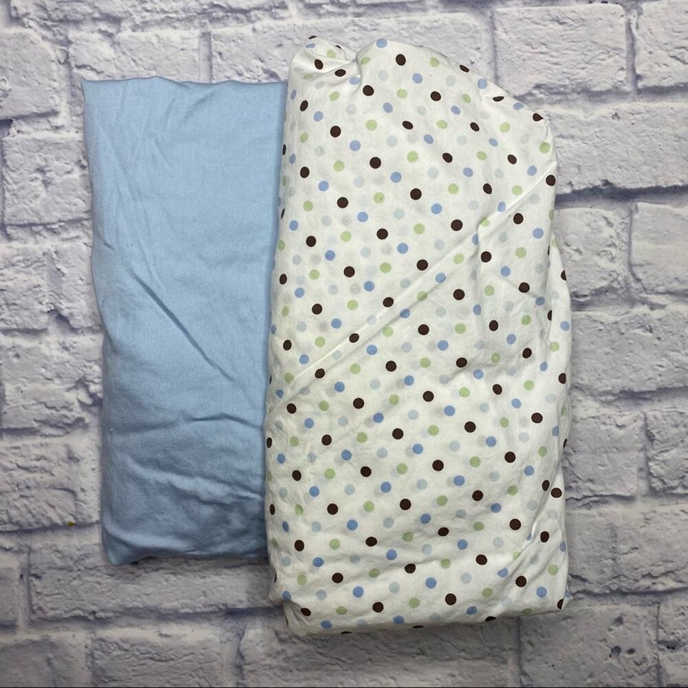 Carter's Crib Sheets Bundle, Polka Dots and Solid